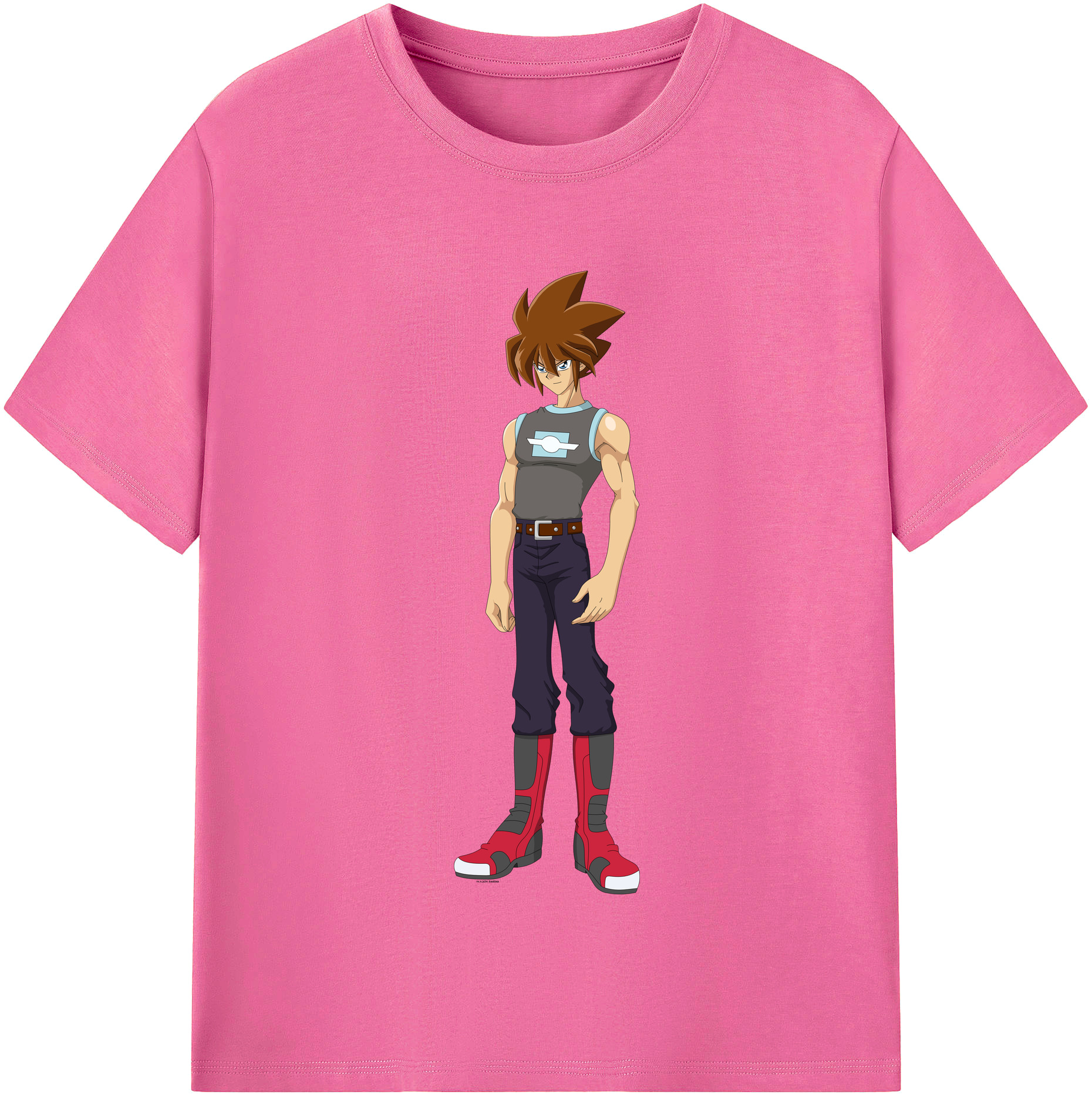 （画像用） 遊☆戯☆王 Yu-Gi-Oh! レディースカジュアルプリントTシャツ（綿100％）